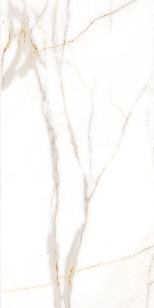 Gresie portelanata tip marmura Venecia 60x120 cm alb, auriu, finisaj lucios [4]
