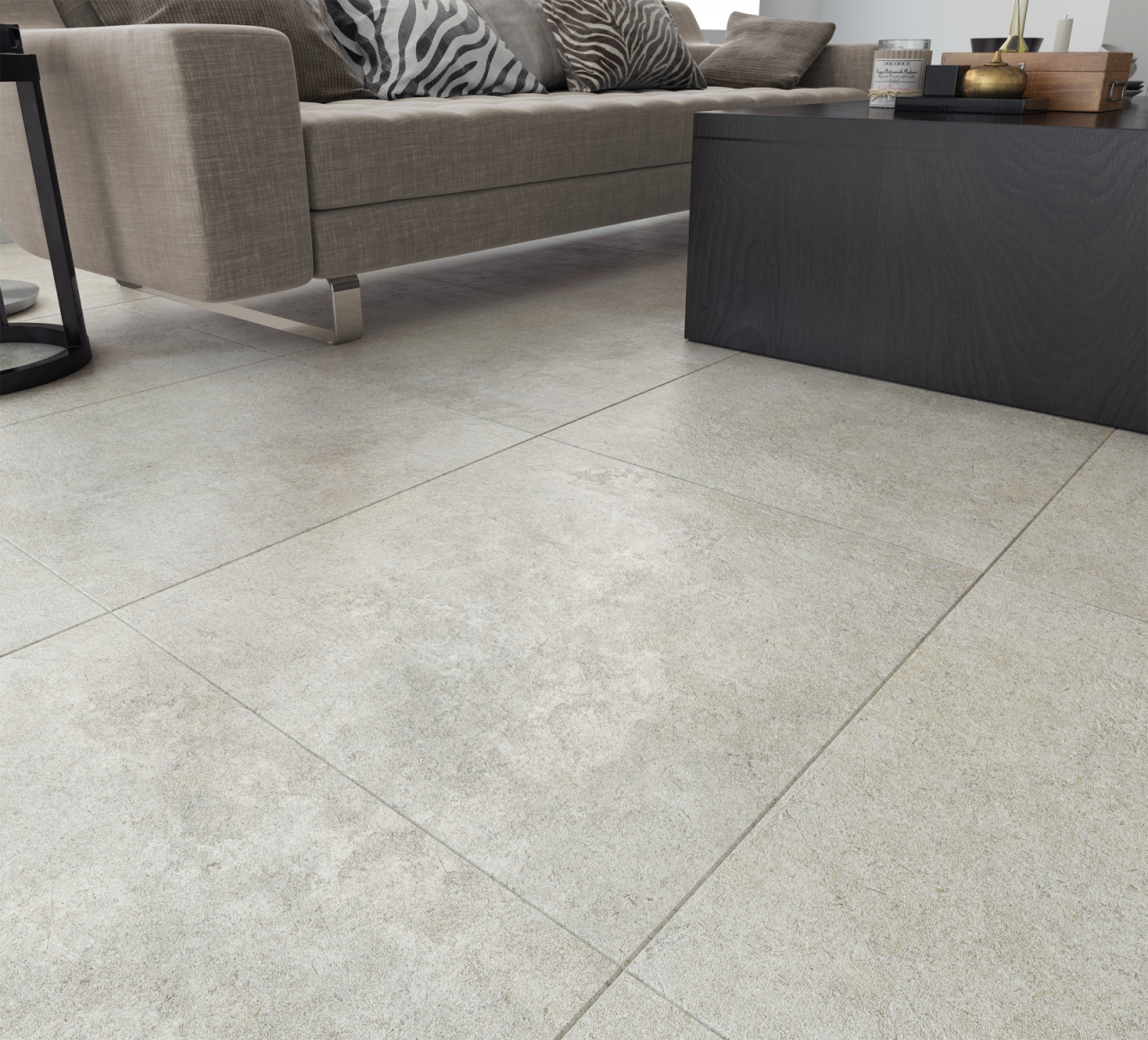 Gresie portelanata tip piatra, Traffic Beige 6482, 60X60 cm, bej, finisaj mat [5]