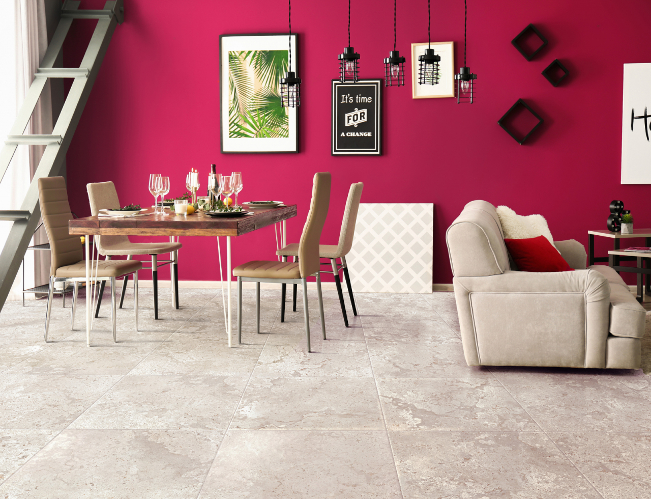 Gresie portelanata tip piatra, Verano Beige 9701, 60x60 cm, bej [6]