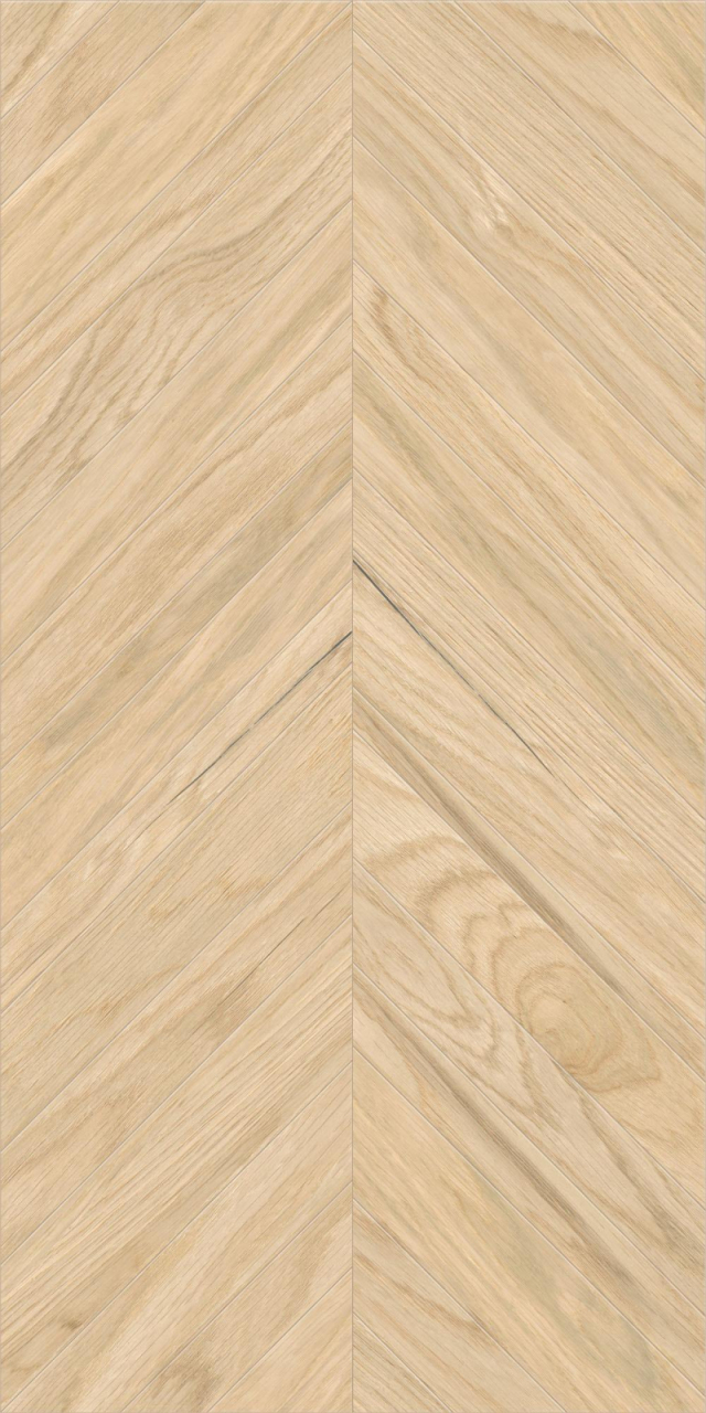 Gresie rectificata portelanata tip lemn, Tilia Chevron Beige 3636, 60x120 cm, bej, finisaj mat [4]