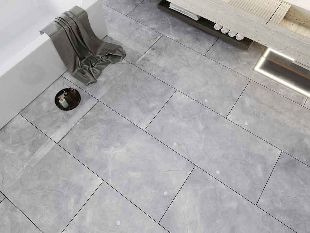 Gresie rectificata portelanata, tip marmura, SG Pulpis Grey Full Lap 1. 60x120 cm, gri, finisaj lucios [7]