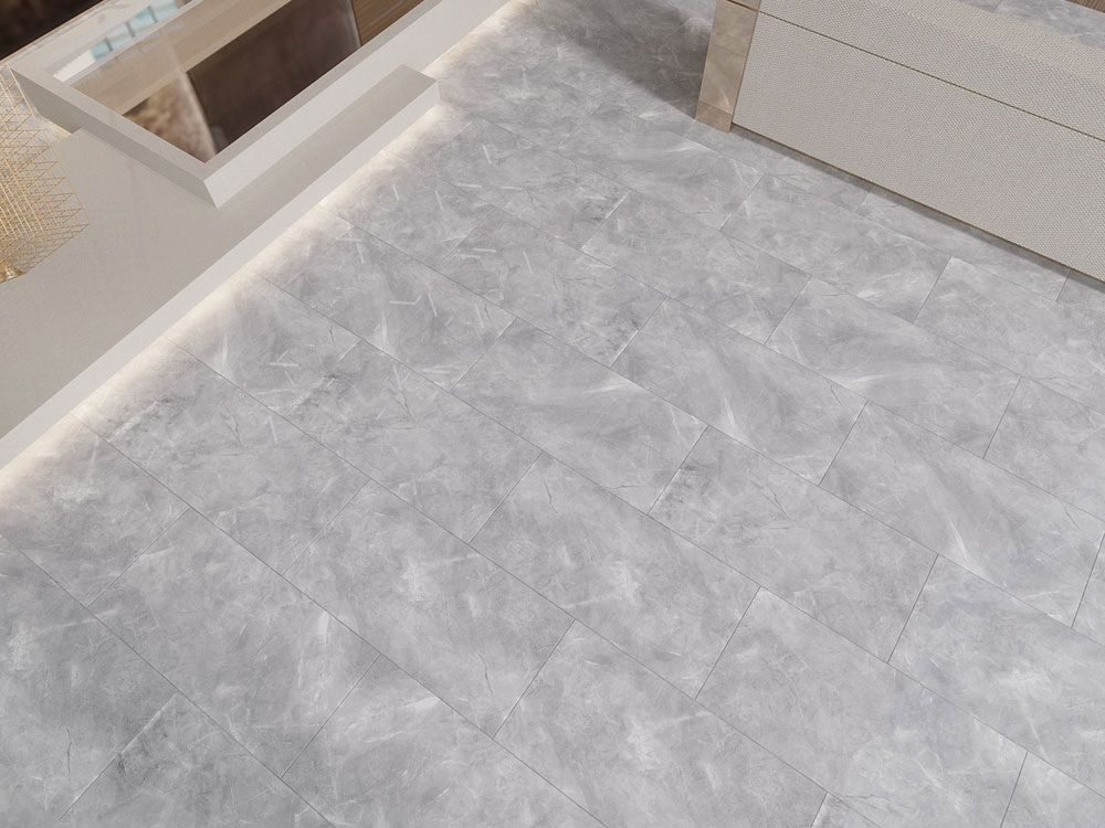 Gresie rectificata portelanata, tip marmura, SG Pulpis Grey Full Lap 1. 60x120 cm, gri, finisaj lucios [4]