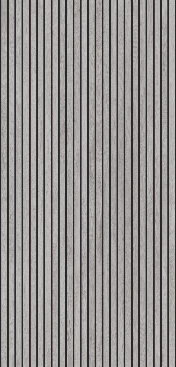 Gresie rectificata portelanata, tip riflaj lemn, Sagano Gray Dark Line 90491211, 60x120 cm, gri, finisaj mat [3]