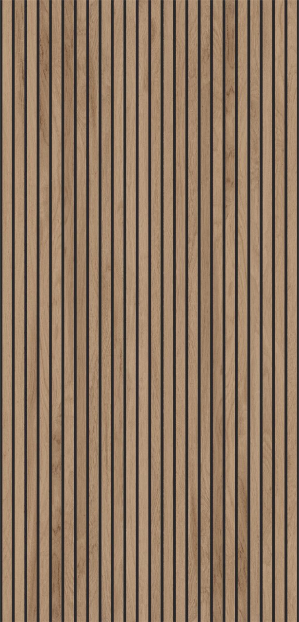 Gresie rectificata portelanata, tip riflaj lemn, Sagano Noce Dark Line 90491411, 60x120 cm, maro, finisaj mat [3]