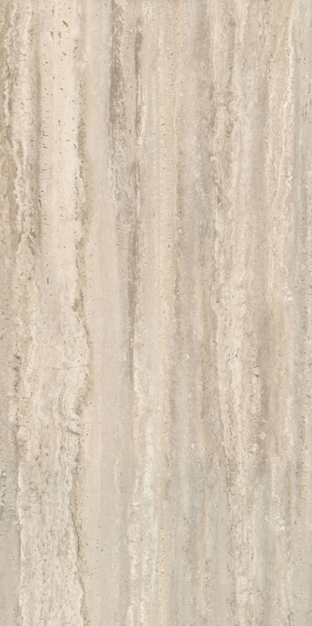 Gresie rectificata portelanta, tip travertin, Traverten Beige Matt 25620410, 60x120 cm, maro, finisaj mat [2]