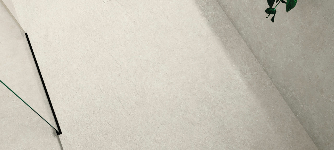 Gresie rectificata tip ciment Acron Ivory Mat 75X150cm, bej, finisaj mat [2]