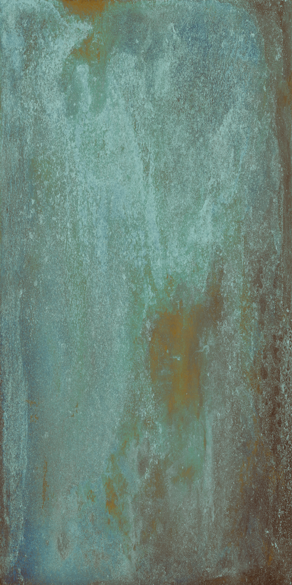 Gresie rectificata tip ciment, Alchemy Trace Mint 60X120cm, turcoaz, finisaj mat [3]