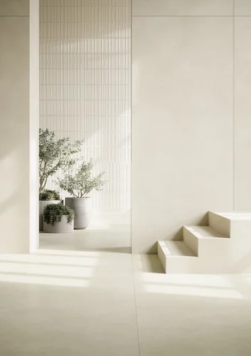 Gresie rectificata tip ciment Architeq Crema 59.8x119.8, crem, finisaj mat [5]