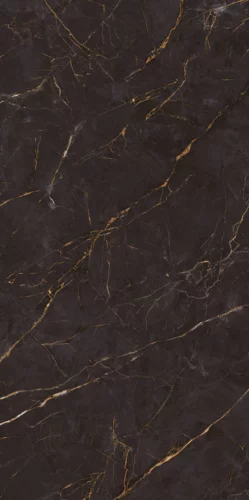 Gresie rectificata tip marmura Carrastone Black 59.8x119.8, negru, finisaj mat [2]