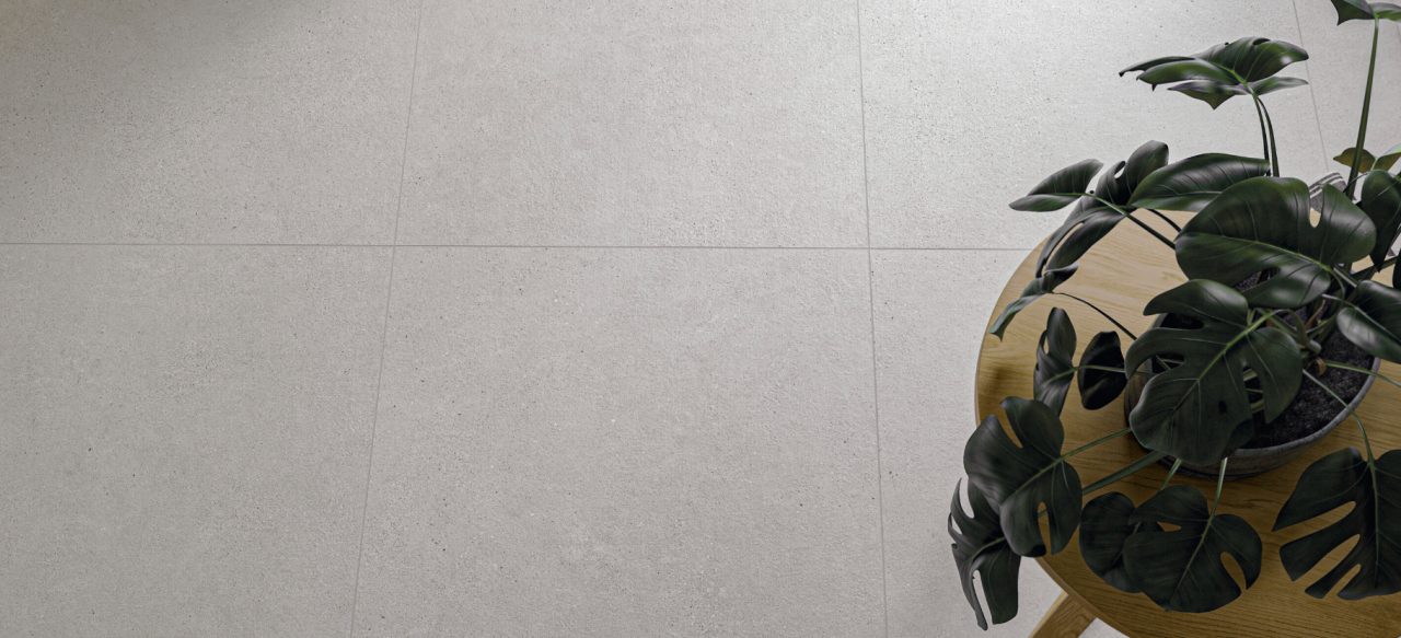 Gresie rectificata tip ciment Borneo Pearl Mat 120X120cm, gri, finisaj mat [3]