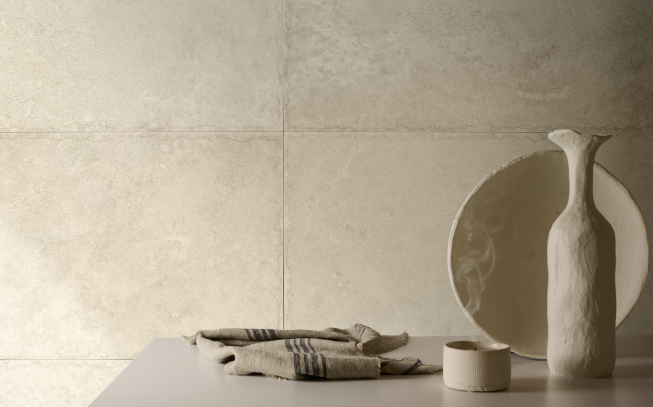 Gresie rectificata tip ciment, Historire Arras 60X120cm, bej, finisaj mat [5]