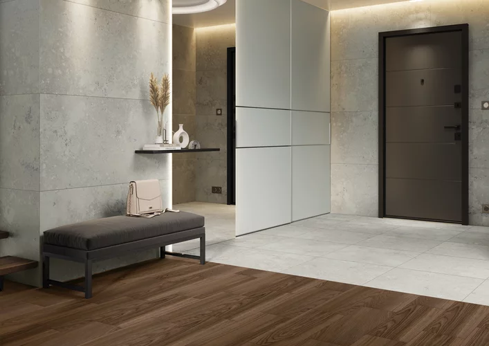 Gresie rectificata tip ciment Freedust Grey 59.8 x 119.8, gri, finisaj mat [5]