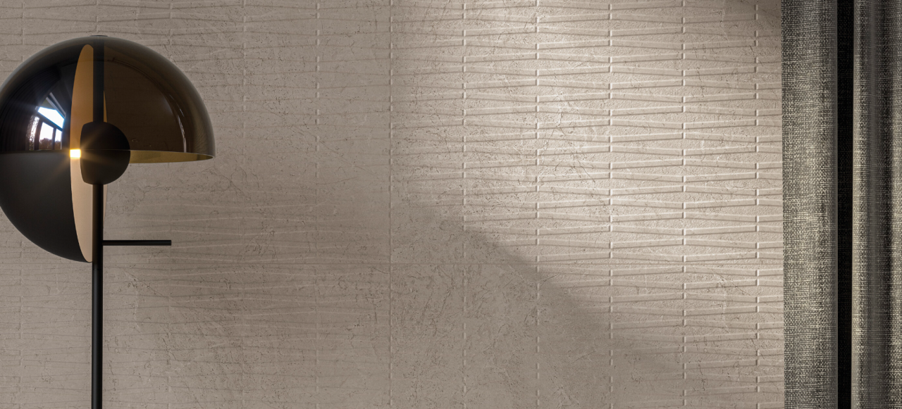 Gresie rectificata tip ciment Freeland Tesla Ivory 60X120cm, bej, finisaj mat [2]