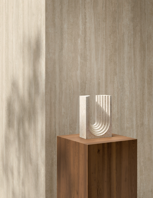 Gresie rectificata tip travertin, Iconica Verso Classico 60X120cm, bej, finisaj mat [6]