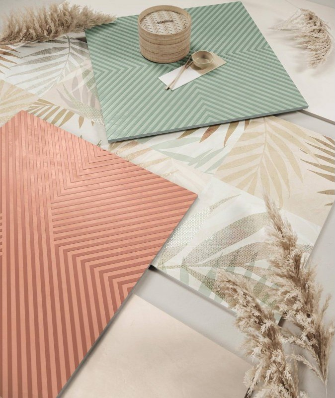 Gresie structurata, Kenzo Saori Coral Mat, 59.5X119.2cm, caramiziu, finisaj mat [2]