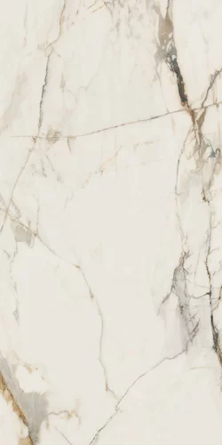 Gresie rectificata tip marmura Passion White 59.8 x 119.8, alb, finisaj mat [2]