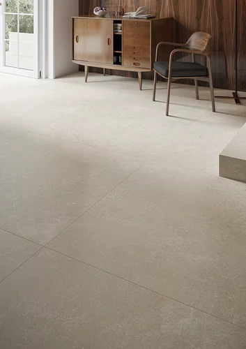 Gresie rectificata tip ciment Noble Symphony Crema 119.8 x 119.8, bej, finisaj mat [5]