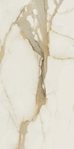 Gresie rectificata tip marmura Warm Wind Gold 59.8 x 119.8, alb, finisaj mat [4]