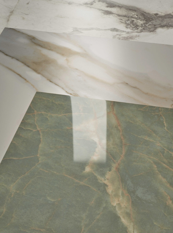 Gresie rectificata tip marmura, Anima Ever Sage 60X120cm, verde, finisaj lucios [5]