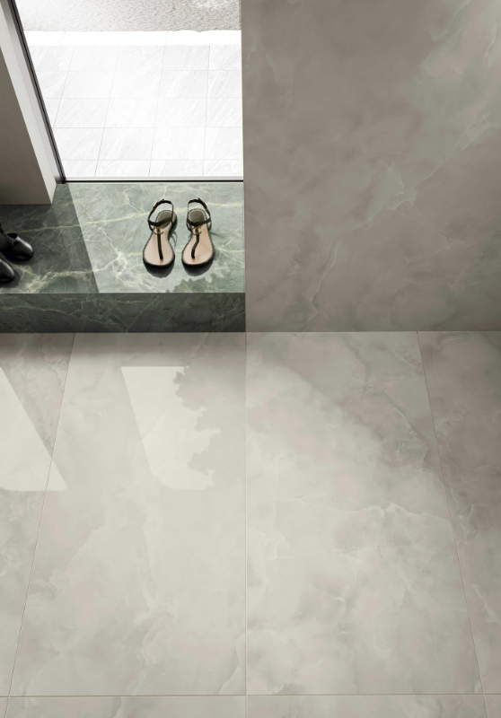 Gresie rectificata tip marmura, Anima Ever Sage 60X120cm, verde, finisaj lucios [6]