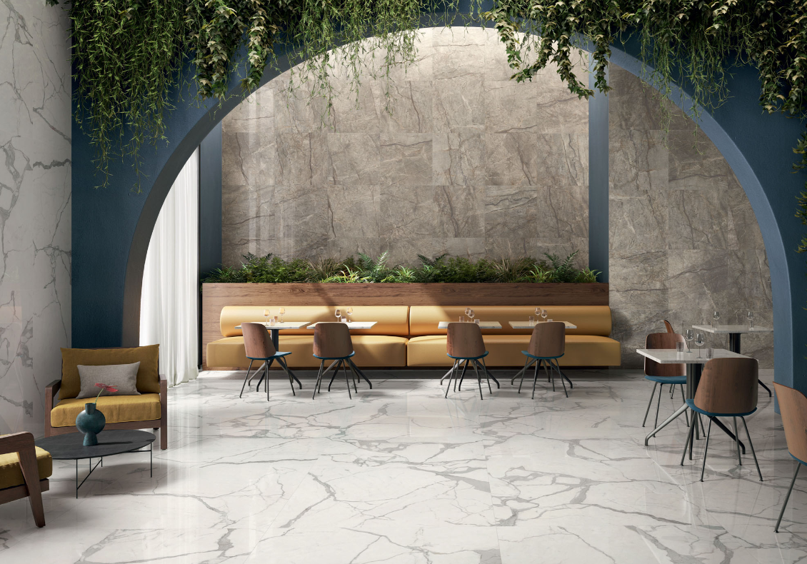 Gresie rectificata tip marmura, Anima Futura Amazing Silver 60X120cm, gri, finisaj mat [6]