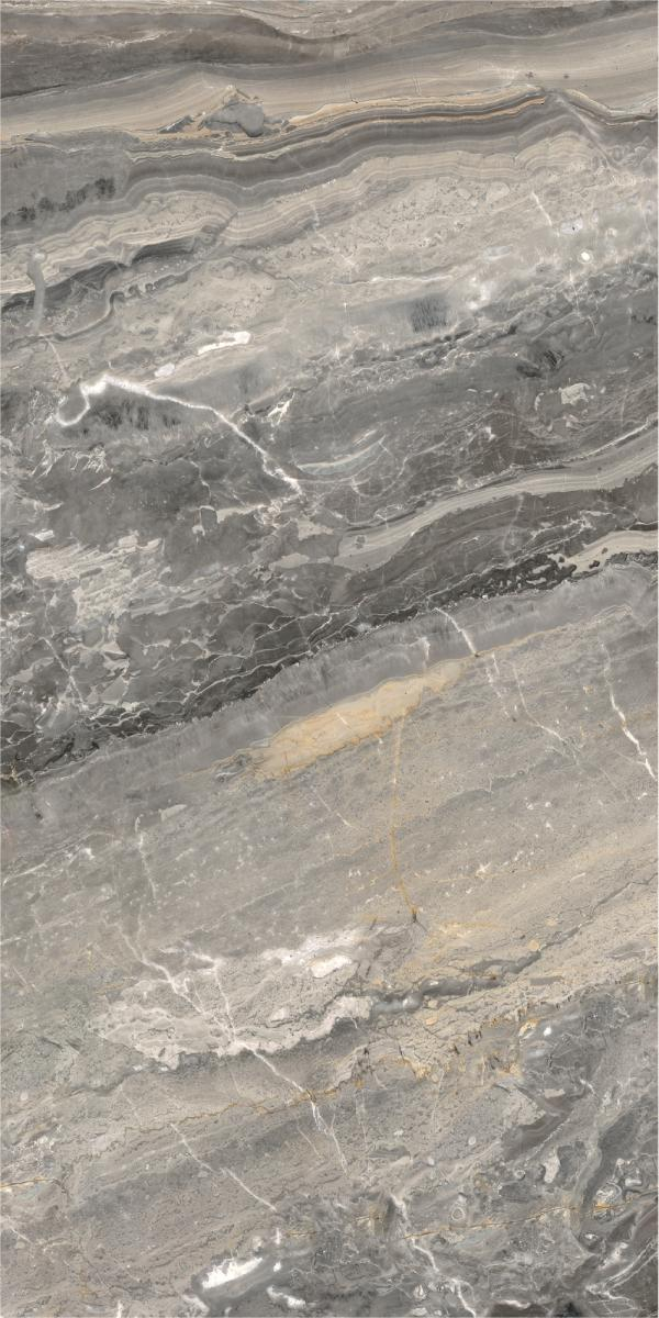Gresie rectificata tip marmura, Anima Futura Keen Grey 60X120cm, gri, finisaj lucios [3]