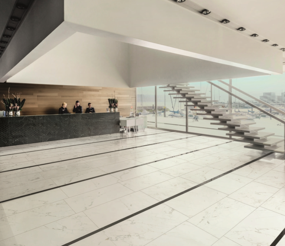 Gresie rectificata tip marmura, Anima Statuario Venato 60X120cm, alb, finisaj mat [5]