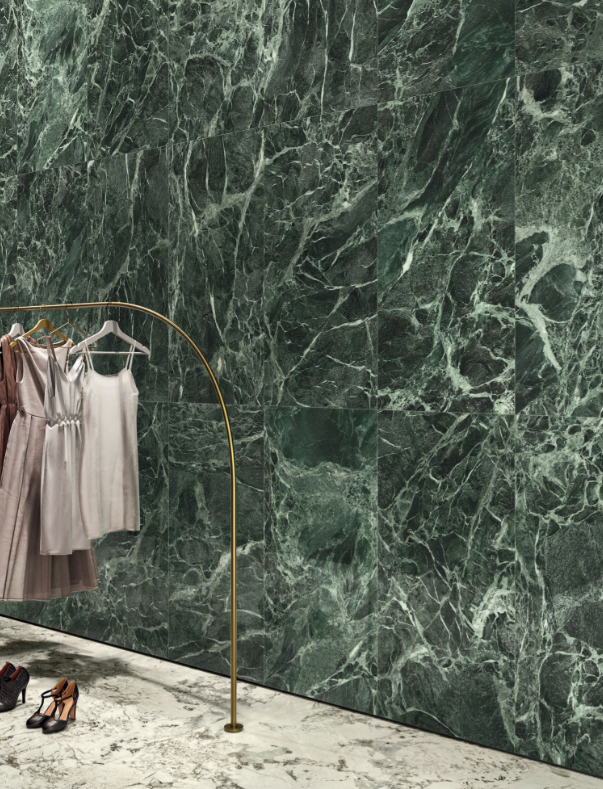 Gresie rectificata tip marmura, Anima Wonder Forest 60X120cm, verde, finisaj lucios [4]