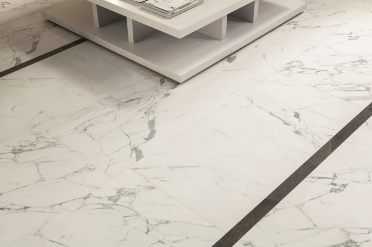 Gresie rectificata tip marmura, Anima Statuario Venato 60X120cm, alb, finisaj mat [6]