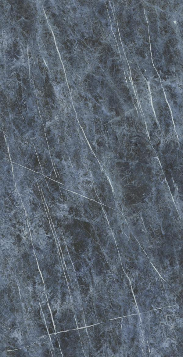 Gresie rectificata tip marmura, Anima Wonder Starlit 60X120cm, albastru, finisaj lucios [3]