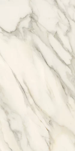 Gresie rectificata tip marmura Calacatta Sparkle Gold 59.8x119.8, alb, finisaj lucios [4]