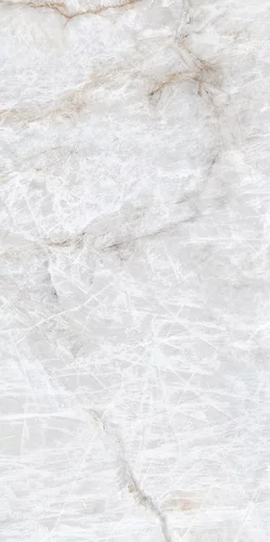 Gresie rectificata tip marmura Cristal Champagne Crema 59.8x119.8, alb, finisaj mat [3]