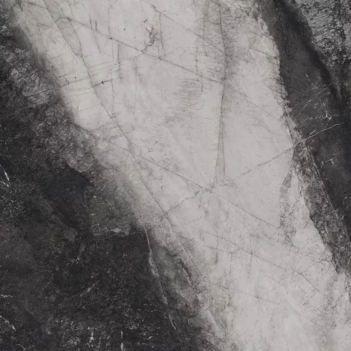 Gresie rectificata tip marmura Deus Symphony Black 119.8x119.8, negru, finisaj mat [3]