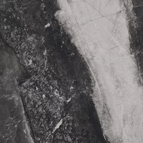 Gresie rectificata tip marmura Deus Symphony Black 119.8x119.8, negru, finisaj mat [2]