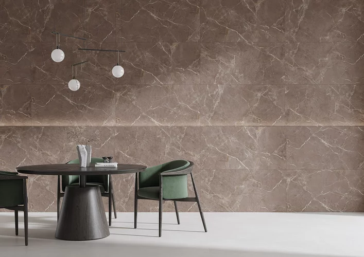 Gresie rectificata tip marmura Proud Champagne Naturale 59.8 x 119.8, maro, finisaj mat [5]