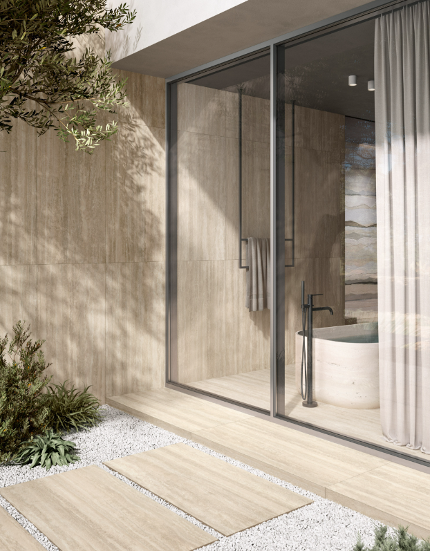 Gresie rectificata, antiderapanta, Iconica Verso Classico 60X120cm, bej, finisaj mat [6]