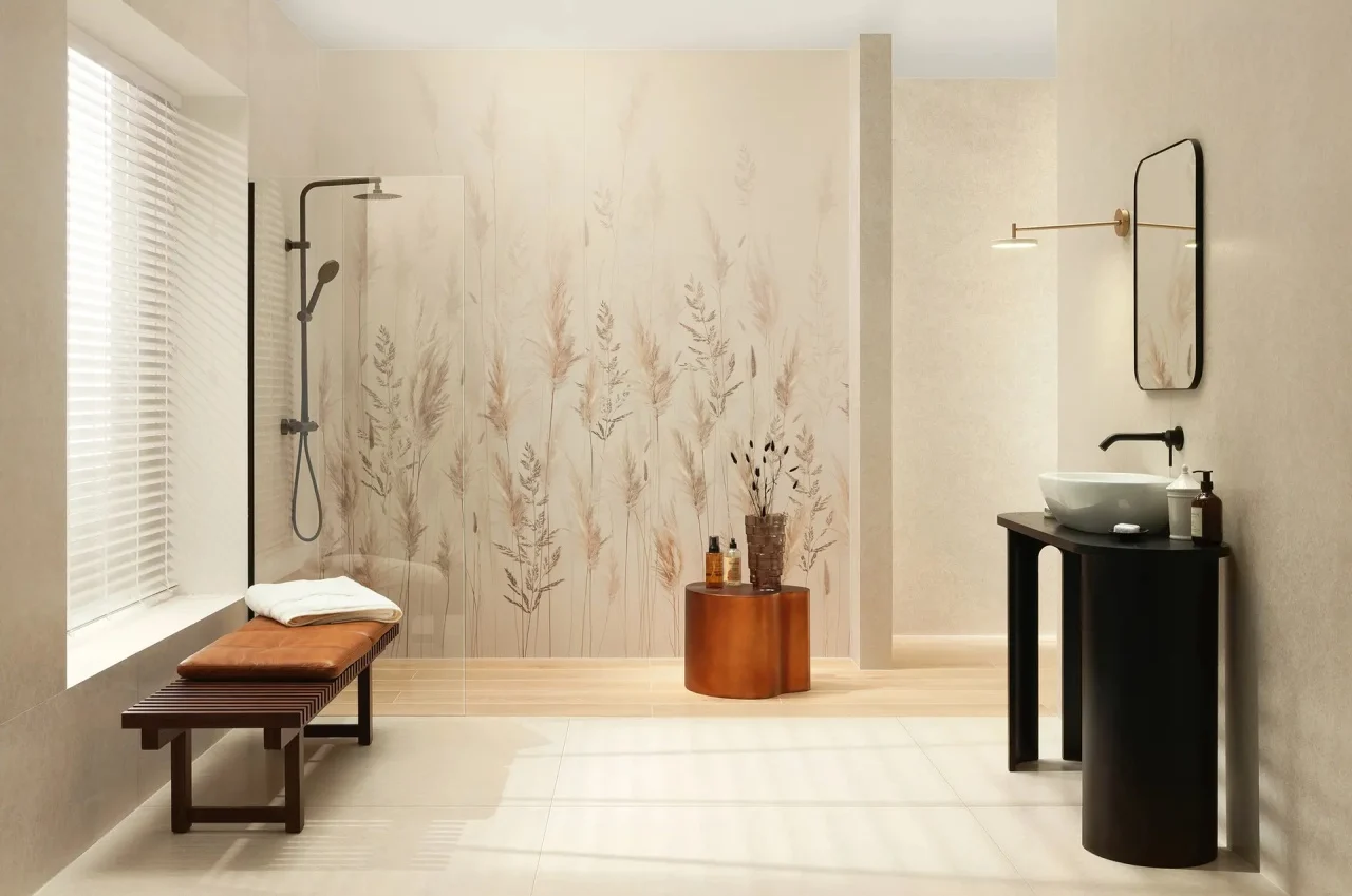 Gresie tip ciment Mantigo Beige Mat 59.8x119.8, bej, finisaj mat [2]