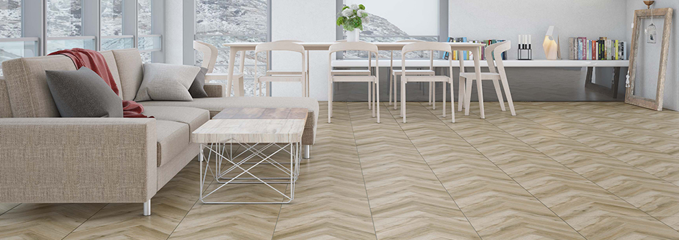 Gresie tip lemn, Antica-Rustic Natural 6093, 45x45 cm, portelanata, bej, finisaj mat [4]