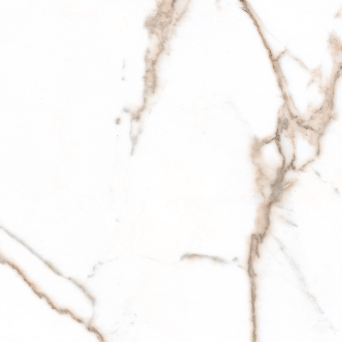 Gresie tip marmura, Orobianco White 6162, 60x60 cm, rectificata, alb, maro, finisaj mat [2]