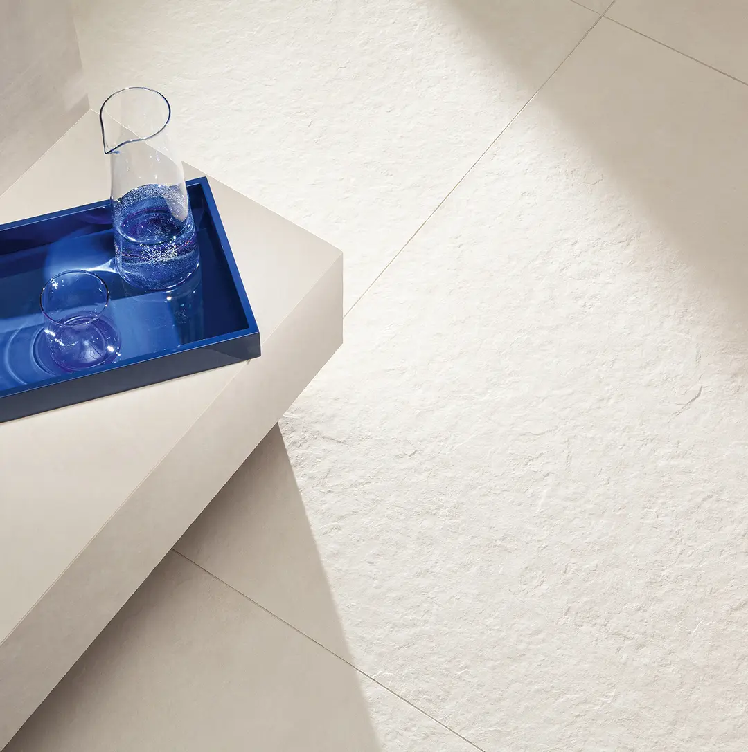 Gresie tip ciment River Cliff Light Grey 59.8x119.8, alb, finisaj mat [4]