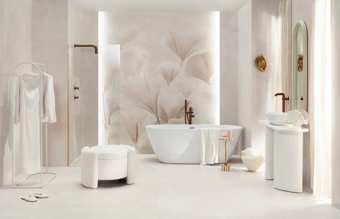 Gresie tip ciment Albiano Lapp 119.8x119.8, alb, finisaj semilucios [3]