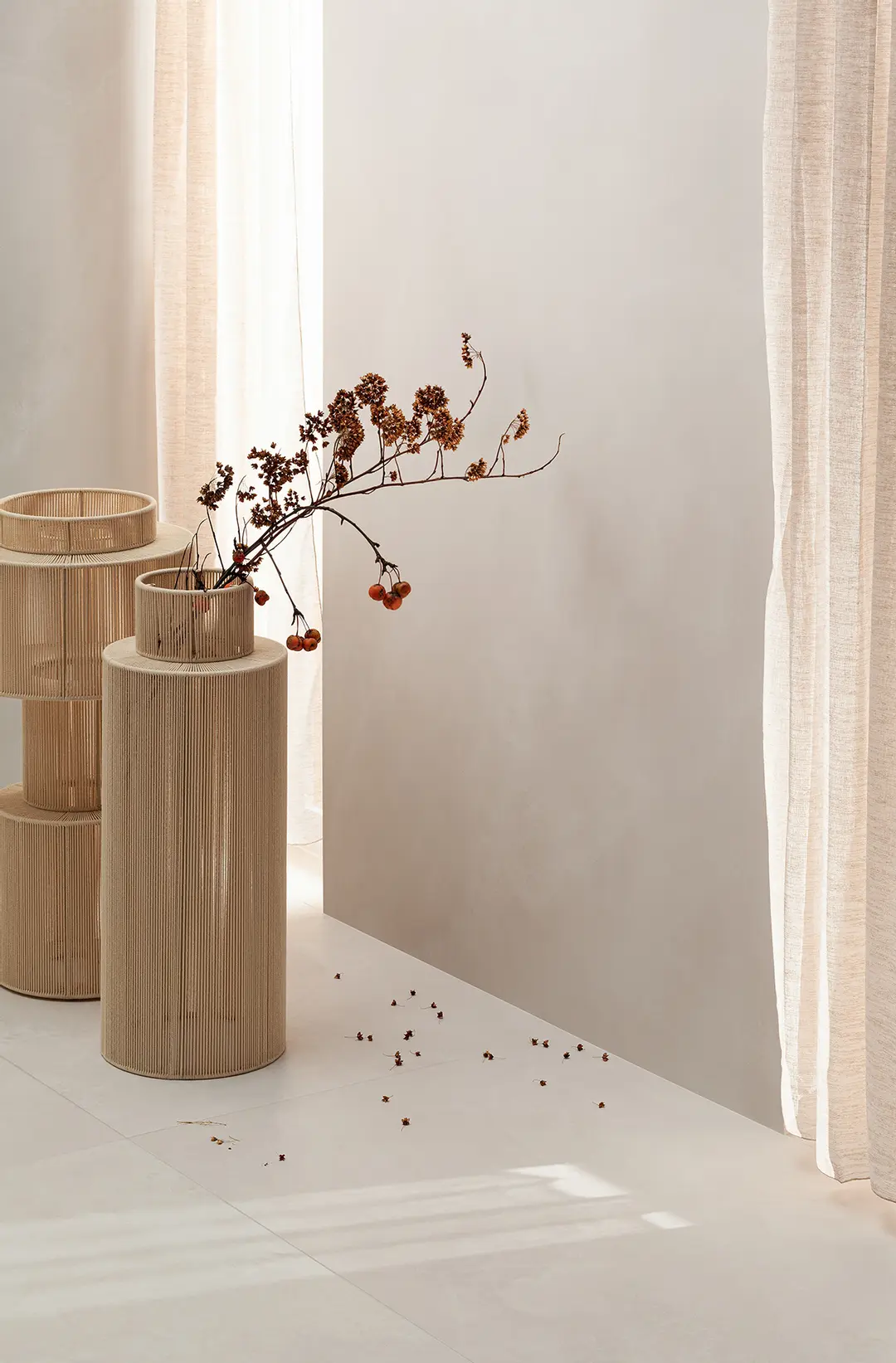 Gresie tip ciment Albiano Lapp 119.8x119.8, alb, finisaj semilucios [2]