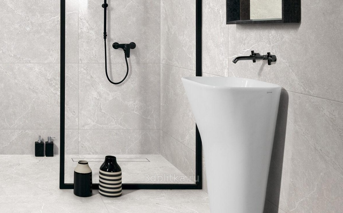 Gresie tip piatra Gobi Grey 119.8x119.8, gri, finisaj mat [3]