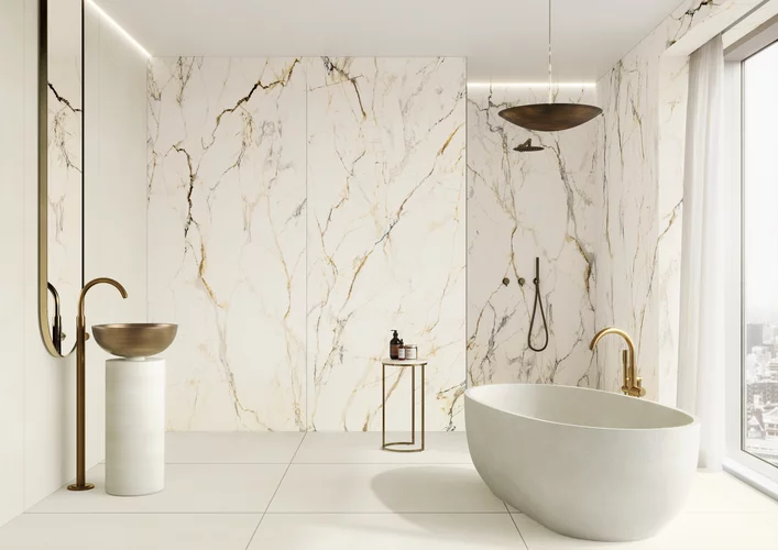 Lastra - Gresie portelanata XXL, Passion White 119.8x279.8, alb, finisaj semilucios [5]