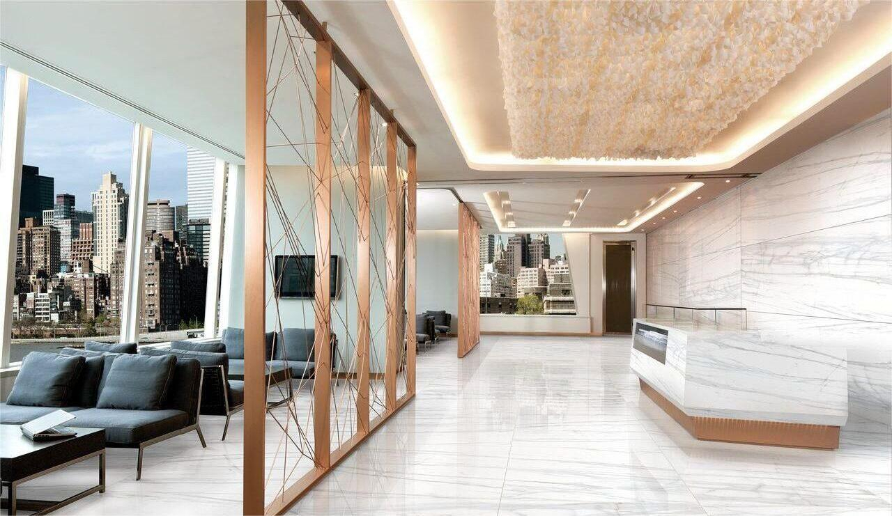 Lastra - Gresie portelanata XXL rectificata tip marmura Venato White, 120x260 cm, alb, finisaj lucios [2]