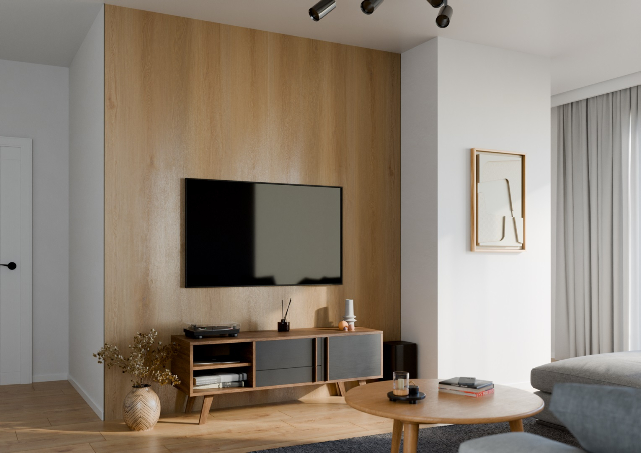 Panou de perete SPC Fluted Oak Asturia WMSS 210, 117.5x280 cm, maro [4]