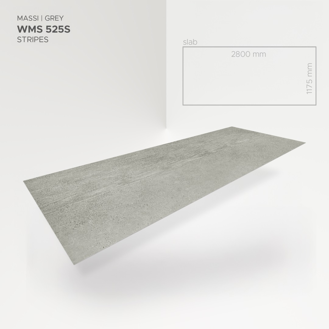 Panou de perete SPC Massi Raw Concrete Grey Structurat WMS 525S, 117.5x280 cm, gri [6]
