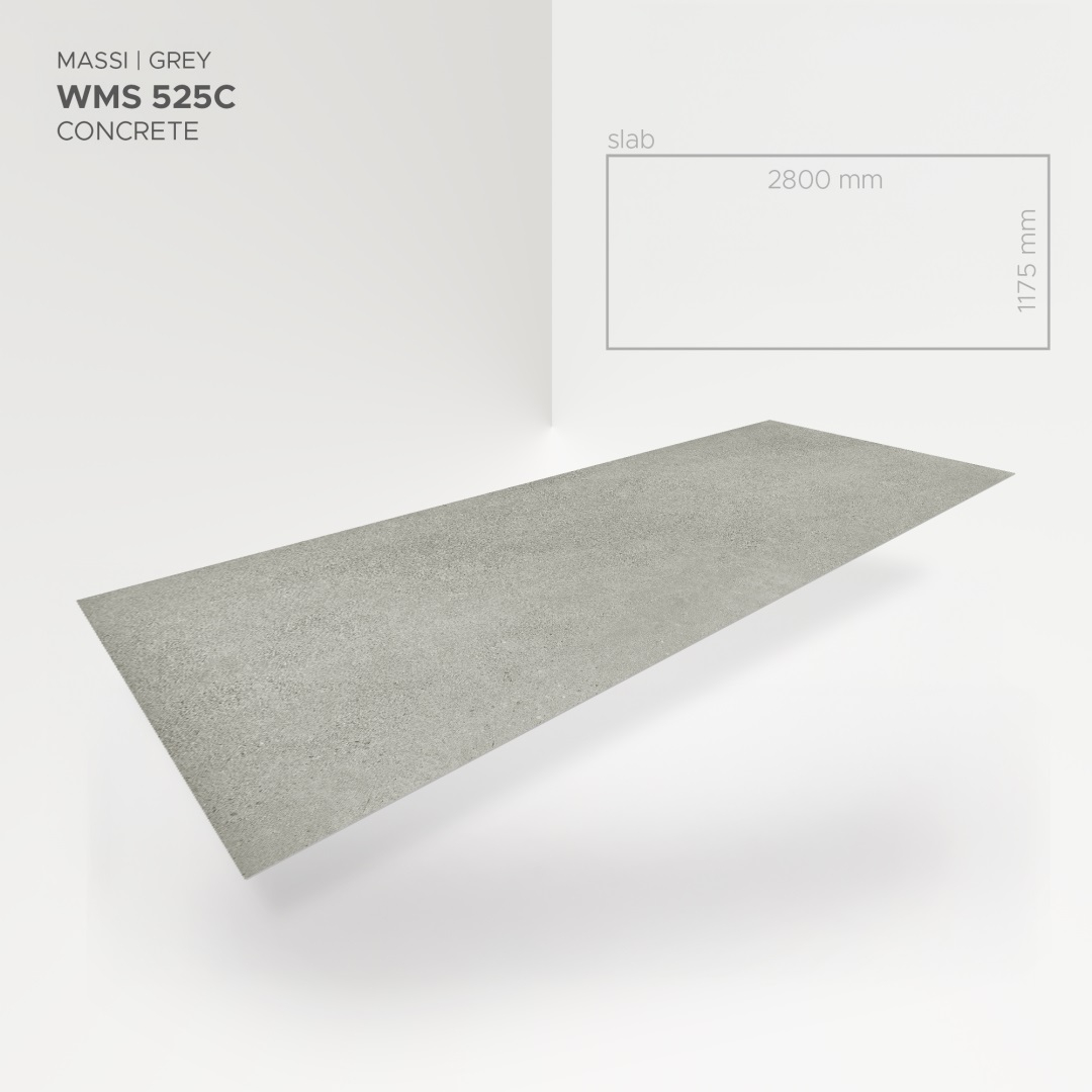 Panou de perete SPC Massi Raw Concrete Grey WMS 525C, 117.5x280 cm, gri [6]