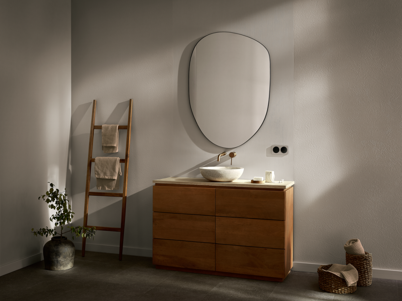 Panou de perete SPC Mono Pure Structure Cashmire WMS 542C, 117.5x280 cm, bej [5]