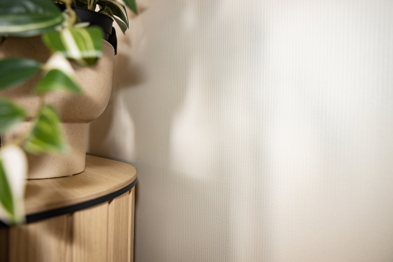 Panou de perete SPC Mono Pure Structure Ivory Liniar WMS 511S, 117.5x280 cm, bej [4]